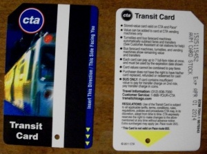 It's a single-use public transit card!